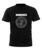 Ramones - HEY HO LETs Go Logo Rock Musik Schwarz T-Shirt -279