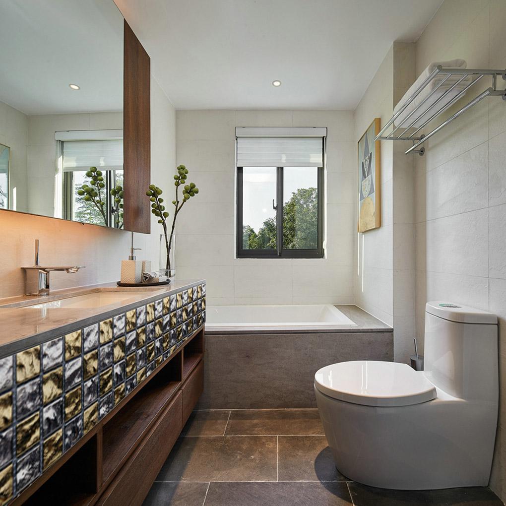 Самоклеящиеся настенные 3D-наклейки, водонепроницаемые пылезащитные обои, украшение для дома