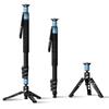 SIRUI Camera Monopod with Feet Aluminum Travel Video Monopod with Detachable Base Slim and Light Weight Max Load 26 Lbs Panoramic Pan 4 Sections for