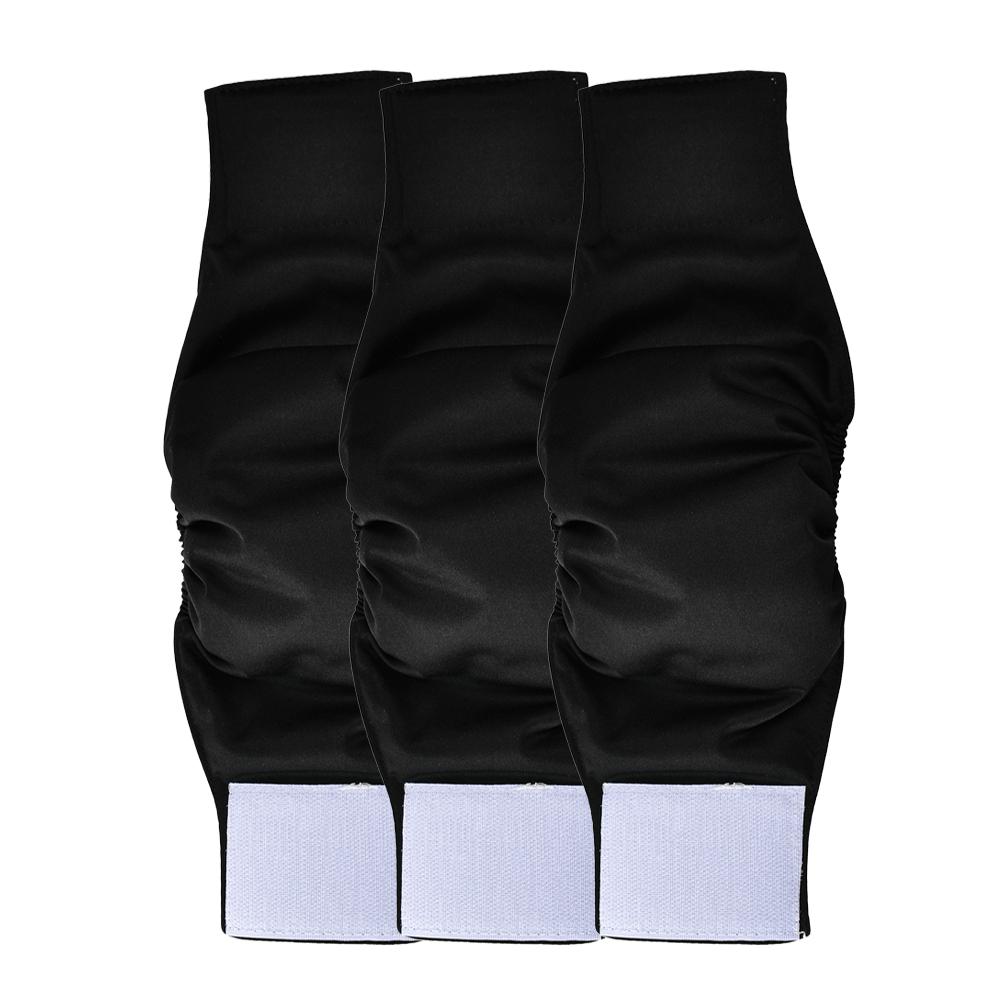 3 шт. многоразовый бандаж на живот для кобелей, моющиеся подгузники для домашних животных, физиологические трусы, короткие дышащие щенячьи подгузники, оберточные принадлежности