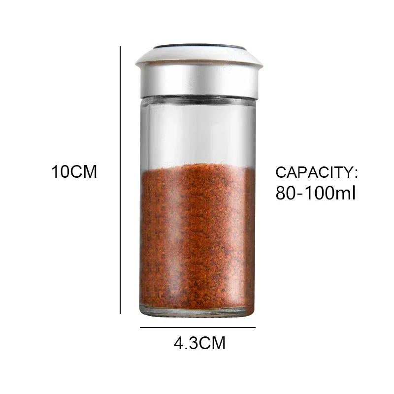 Rotating Lid Seasoning Jar for Baby Food Supplements, Pepper, Salt, and Condiment Storage In the Kitchen - Convenient and Organized Spice Container