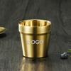 Błyszcząca Powierzchnia Kufle do Piwa Podwójna Ścianka Stal Nierdzewna Kubek do Wody Kawa Herbata Ochrona przed Oparzeniami Kubek na Imprezę Naczynia do Picia Personalizacja Logo