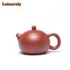 210 мл высококачественные чайники из фиолетовой глины Исин, ручная работа, чайник Xishi из сырой руды Zhu Mud с ситечком, чайный сервиз Zisha, коллекция Cha