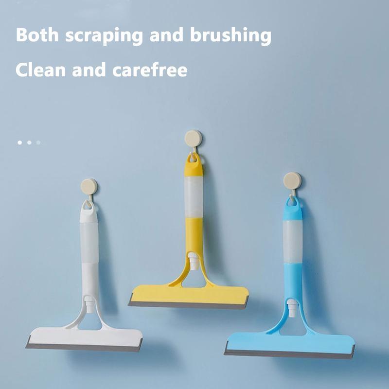 3-в-1 Стеклоочиститель Многофункциональная двусторонняя высокая губка для мытья окон с лейкой для автомобилей Ванная комната Кухня