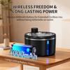 3L Cat Water Fountain Automatic Filter Pet Water Purifier 4000mAh Long-lasting Battery and Silent Pump with Stainless Steel Tray