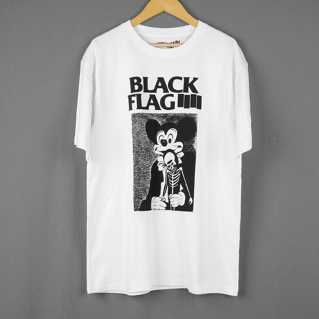 Black Flag T Shirt Hardcore Punk SST Husker Du Bad Brains Unisexs Clothing Short Sleeves Cotton Printed Unisex Graphic Tee Shirt