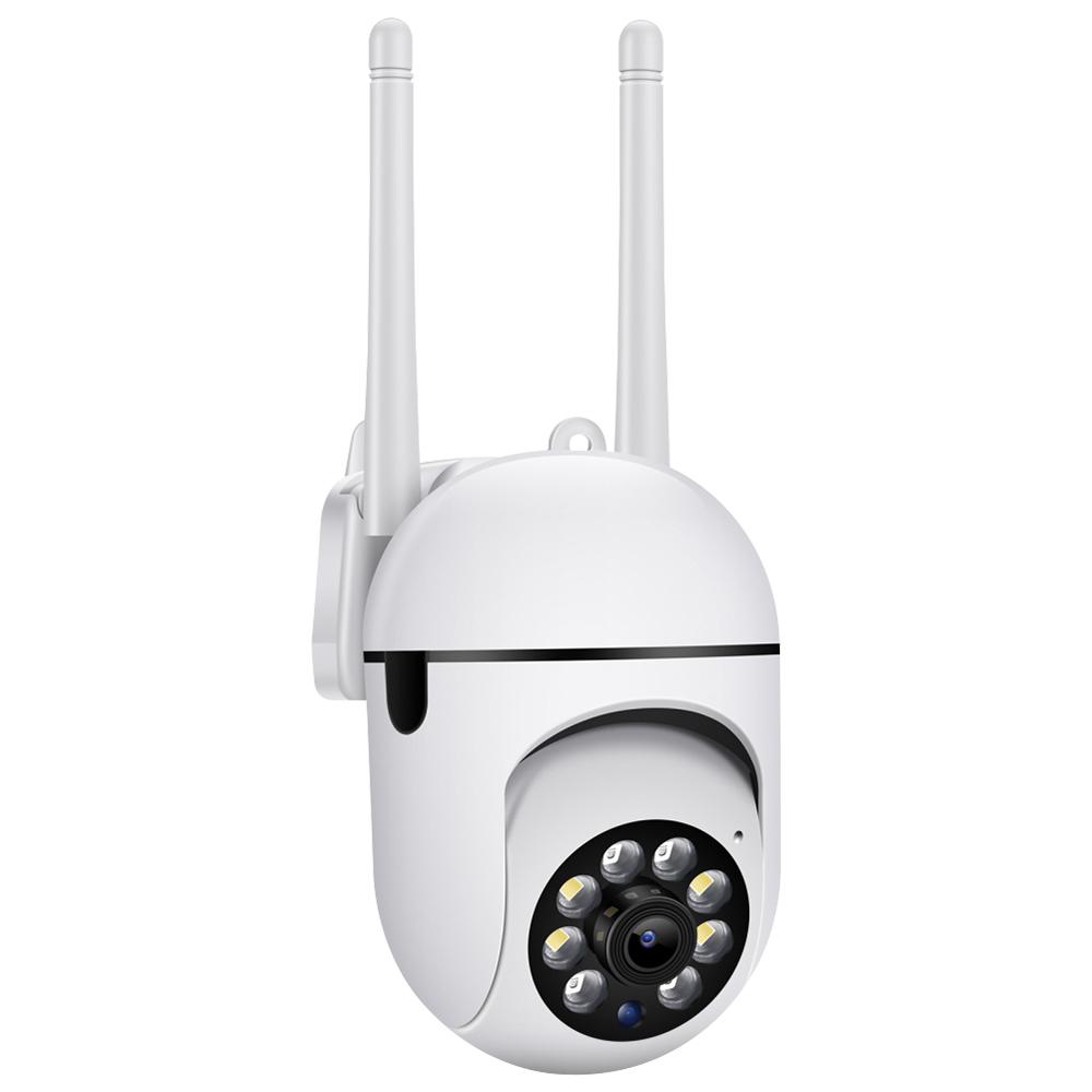 8МП Беспроводная охранная PTZ-камера видеонаблюдения Wi-Fi IP Уличная 4-кратный зум камеры ИИ Отслеживание человека Двусторонняя аудиосвязь HD Ночная цветная камера Вилка ЕС