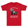 I Don't Need Sex Life Fuks Me Daily Funny Relax Raccoon Meme Quote Unisex's T-Shirt