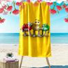 Пляжное полотенце с принтом M&M's, большое, мягкое, быстросохнущее, для пляжа, кемпинга, плавания