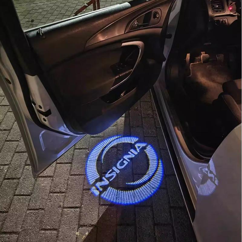 2PCS Car Door Logo Light Led HD Projector Lamp For Opel Insignia A B 2009-2012 2013 2014 2015 2016 2017 2018 Car Goods