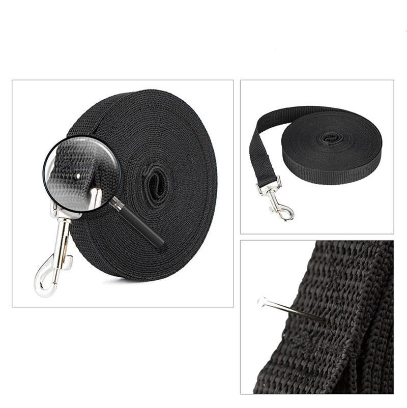 Поводок для собак средних и больших собак, домашних щенков, кошек, тренировочный поводок для прогулок, нейлоновая веревка для больших собак, длинные поводки 6 м, 10 м, 15 м, 20 м, 30 м, 50 м