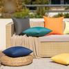 Waterproof Outdoor Cushion Cover Solid Color Pillow Case Colorful Pillow Cover  Home Decoration