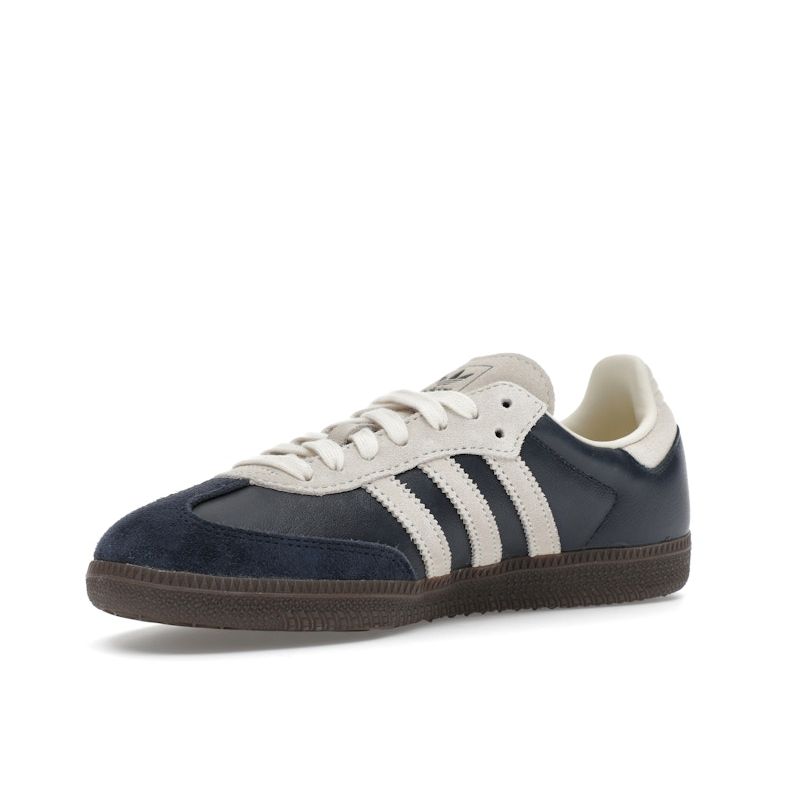 Adidas Samba OG Aurora Ink Cream Unisex Sneakers Blue Cream-White Gum JI3217