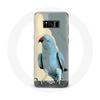 Case - Samsung - Galaxy S8 - Flexible - Parakeets Parrots - Blue