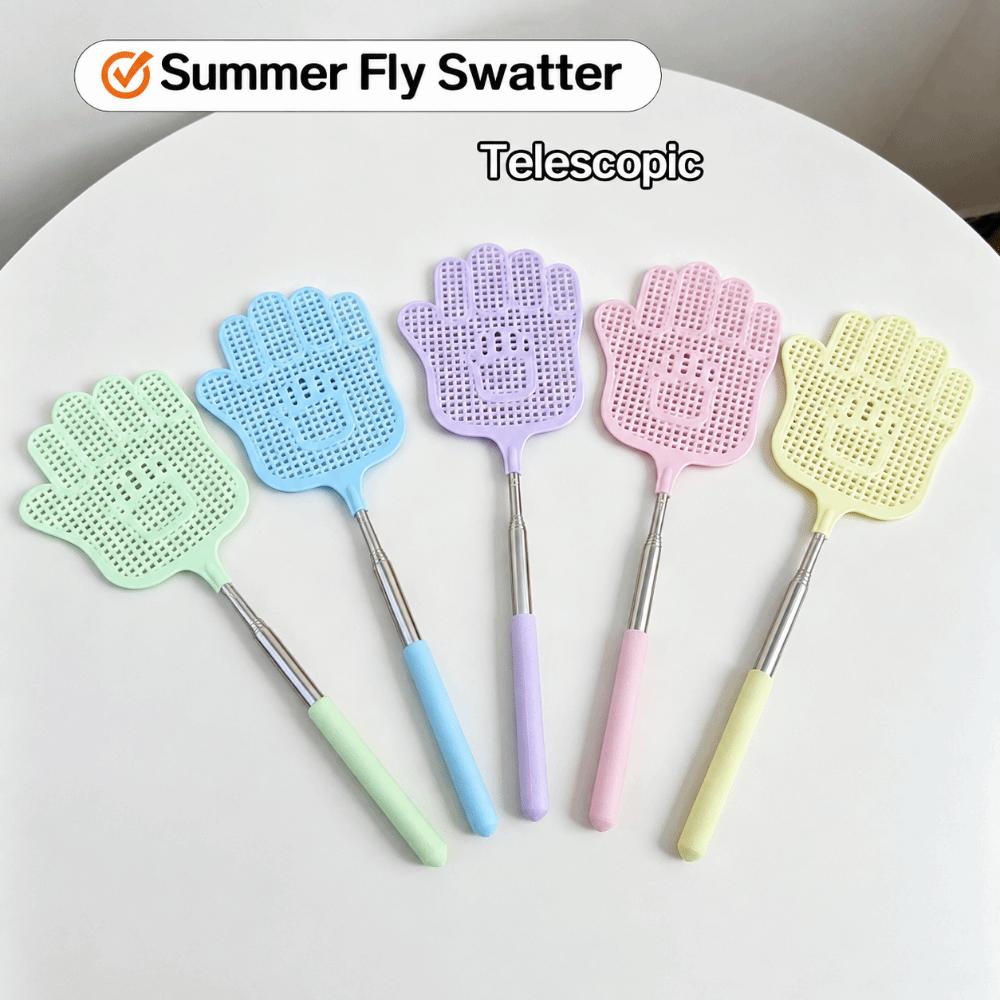 Extendable Extendable Mosquito Swatter Dense Mesh Fly Killer Portable Insect Swatter  Home