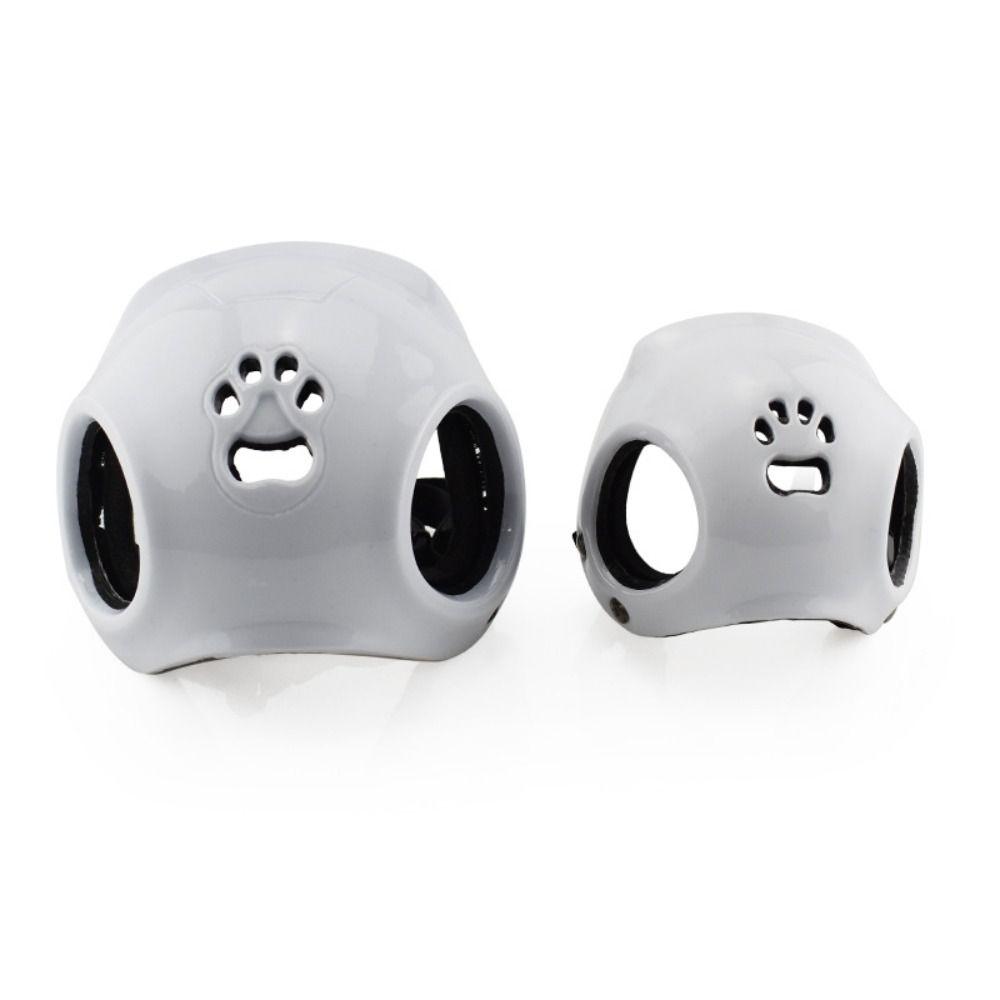 С отверстиями для ушей Шлем для питомца на мотоцикл Однотонный Безопасный шлем для щенка Шлем для питомца-мотоциклиста Кошка