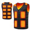 Forticu Electric Heated Vest with 16 Heating Points and 3 Temperature USB Winter Made with Japanese Rapid Fully for and Work Ultra-Fast Warmth,