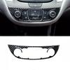 Carbon Fiber Style Car AC Switch Panel Cover Trim For Chevrolet Malibu 2016-