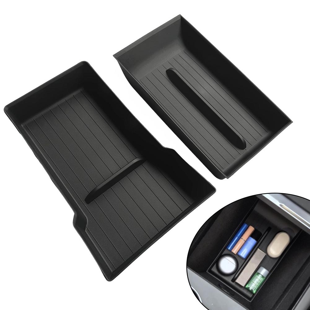 Для Tesla New Juniper 2025 Аксессуары для интерьера Бокс Держатель для карт Подлокотник Центральный лоток Bot X7K4