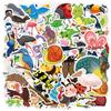 80 Pcs Animals Stickers for Kids Learn Cute Insect Birds Creatures Graffiti Sticker Decal On Laptop Fridge Water Bottle Desk Boys Girls