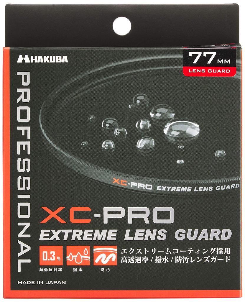 Фильтр для объектива HAKUBA 77 мм Extreme Lens Guard с высокой пропускающей способностью, водоотталкивающий, устойчивый к пятнам, тонкая оправа, сделано в Японии для защиты оптических линз