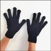Winter Candy Color All-Match Warm Touch Screen Five-Finger Knitted Gloves Unisex