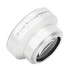 Optical Glass Silver 0.45X Camera Wide Angle Magnification Additional Lens for 30.5mm Camera Lenses