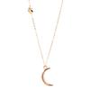 Moon Star Pendant Necklace Neck Chain Necklace Gold And Silver Long Chain Women'S Jewelry