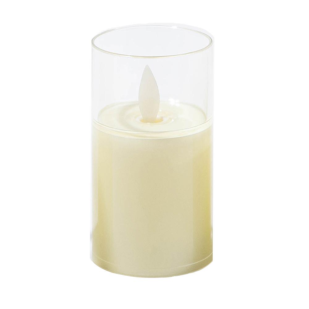 LED Flameless Pillar Votive Candles LED Tea Lights Electric Candle with Moving Wick Window Candle Lights Simulation Candles Lamp