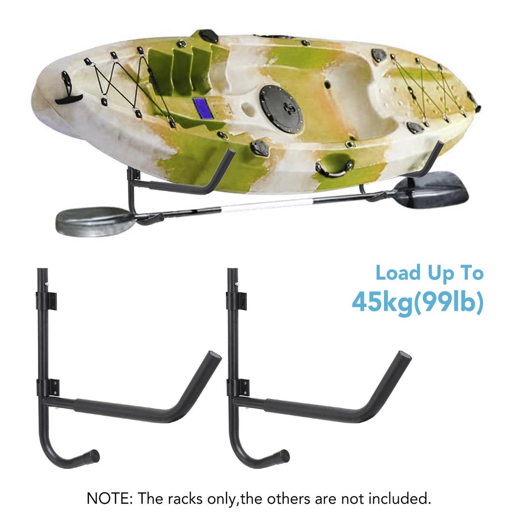 Wall Mount Kayak Paddle Storage Rack 90 degrees  Rotatable Kayak Hanger Folding Kayak Wall Mount Bracket