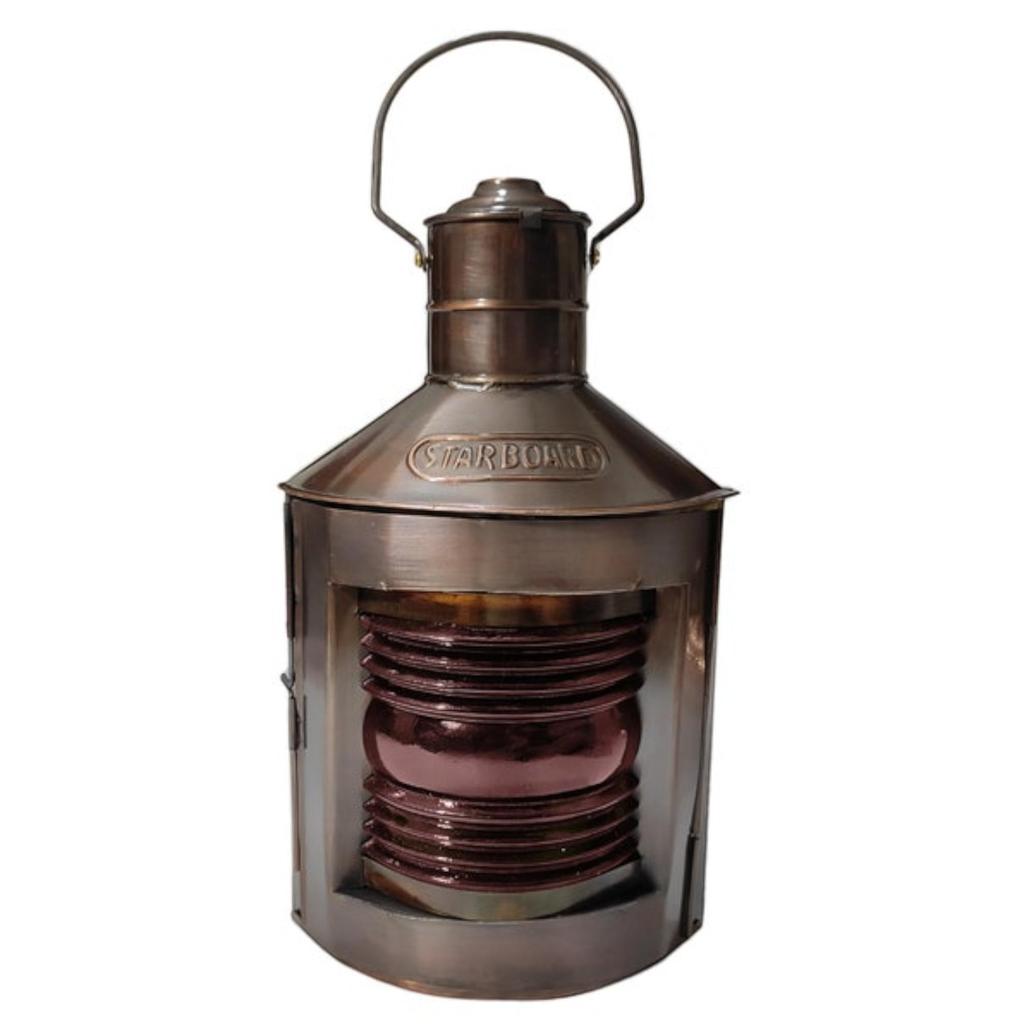 13-дюймовая морская шахтерская лампа из цельного железа, масляный фонарь для корабля, морской подарок на Хэллоуин, День благодарения, Рождество и годовщину