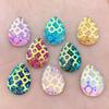 13*18mm Water Drop Resin Gems Stone For Bead Work Flat Back Tigrina Sew On Rhinestones With 2 Holes 40Pieces/lot -A53
