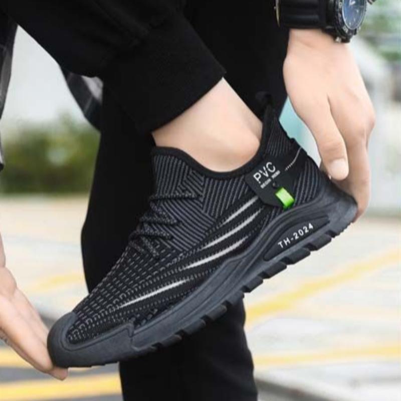 Летняя Спортивная Мужская Обувь Повседневная Безопасность Повседневная Обувь для Мужчин Беговые Кроссовки Рабочая Дышащая 2024 Тренд По Акции Новая