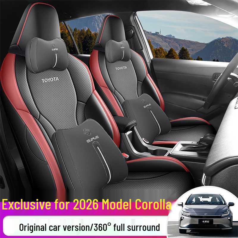 Custom All-Season Full-Coverage Seat Cushions for 2026 Toyota Corolla
