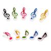 Lovely Plastic Music Book Page Musical Note Shape Clip Treble Clef Bookmark