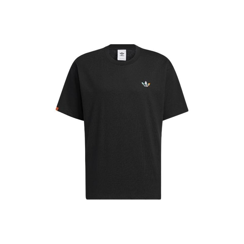adidas Originals × Кентаро Окавара Черная унисекс оверсайз футболка с коротким рукавом HR6455