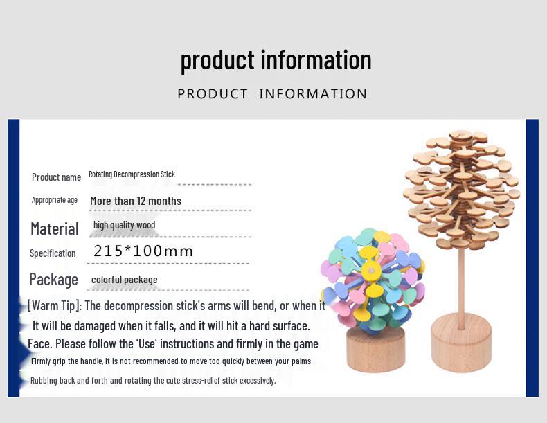 Деревянный волчок-орнамент игрушка по мотивам последовательности Фибоначчи