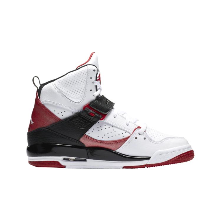 Jordan Flight 45 High White Red Black GS 524865-130