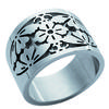Steel Ring 'Carmen' Silver - 16 Mm
