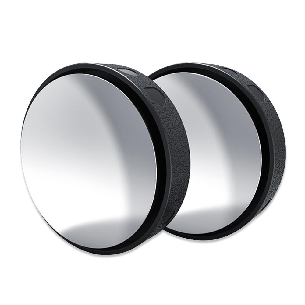2 шт. вращающееся на 360° зеркало заднего вида для слепых зон автомобиля с широким углом обзора, регулируемое круглое зеркало с присоской, выпуклое зеркало