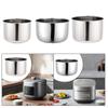Rice Cooker Inner Container Liner Multiuse Portable Stainless Steel Pot Kithcen Tool