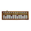 Portable Wooden Abacus Chinese Abacus Calculator 13 Column 15 Column 17 Column Toddler Counting Toys for Kid Students