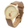 Watch Analog Leather Strap Animal Watch Toy Pooh Fluffy Brown [Fieldwork] Women's JN035-4