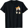 Pocket Shiba Inu Feet Cute Doge Akita Dog Lover Owner Gift T-Shirt Streetwear Mens Clothing Funny Shirt Ropa Hombre