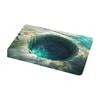Bathroom Carpet Non-Slip Backing Optical Illusion Pattern Bathroom Rug Easy To Clean Comfortable Retreat Area Bath Mat