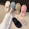 Fashion Home Furry Fur Slides Plush Slippers Fluffy Flip Flops Luxury Slip On Platform Women Fashion Shoe 2025 Zapatillas De Mujer