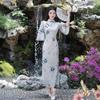 2025 Modern Chinese Big Sleeve Qipao: Elegant Retro-Inspired Daily Wear for Young Women