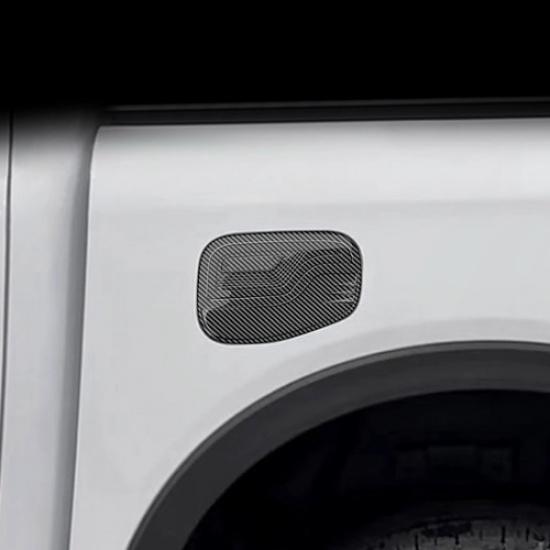 Декоративная накладка на лючок бензобака автомобиля, крышка бензобака для Ford Ranger 23-25, аксессуары, углеродное волокно