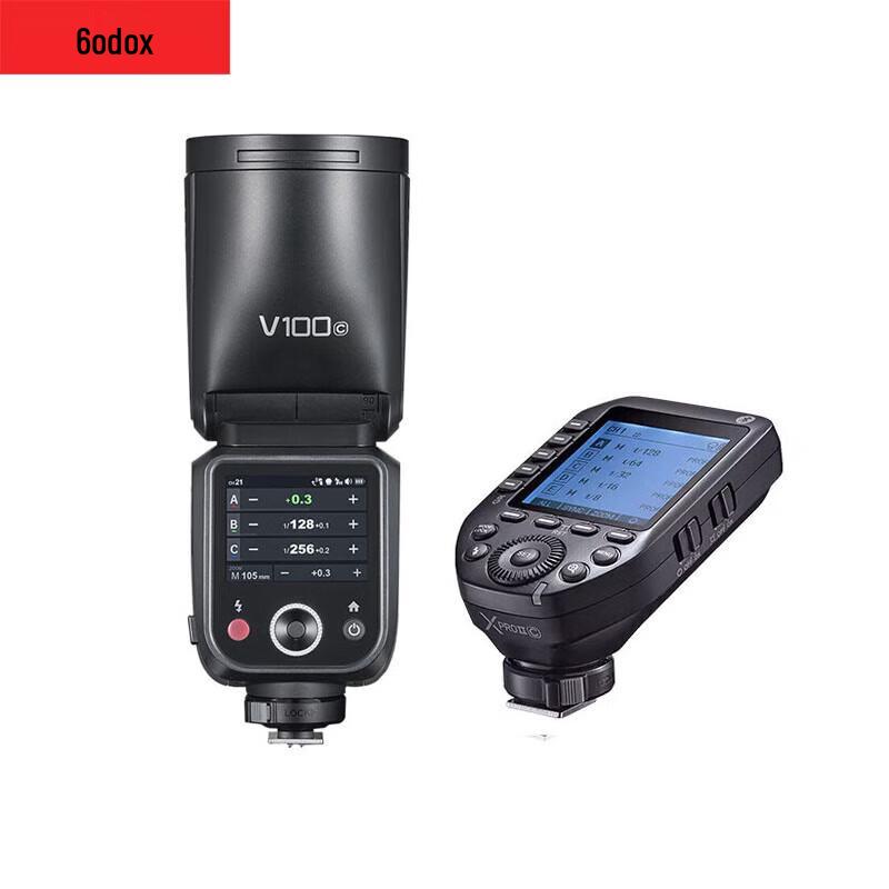 Godox V100 TTL Вспышка для камеры с сенсорным экраном