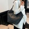 Soft Leather Woven Pattern Underarm Bag Women's New Trend Casual Simple Tote Bag Single Shoulder Handbag Women
